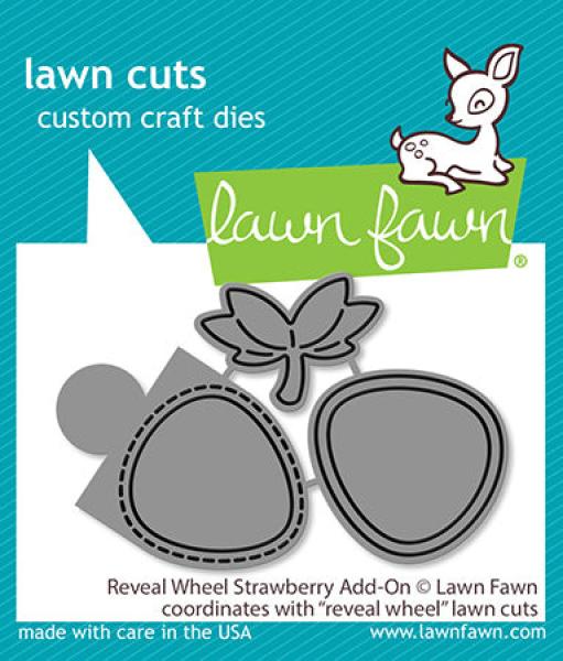 Lawn Fawn Craft Dies - Reveal Wheel Strawberries Add-On