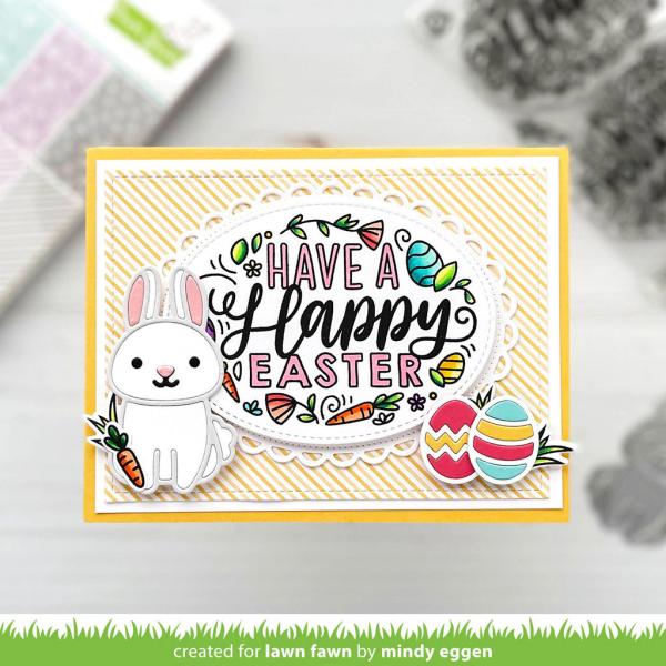 Lawn Fawn Craft Dies - Springtime Bunny