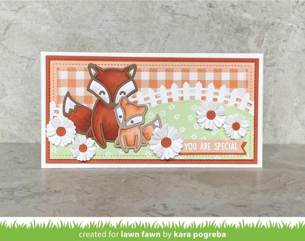 Lawn Fawn Craft Dies - Foxy Family