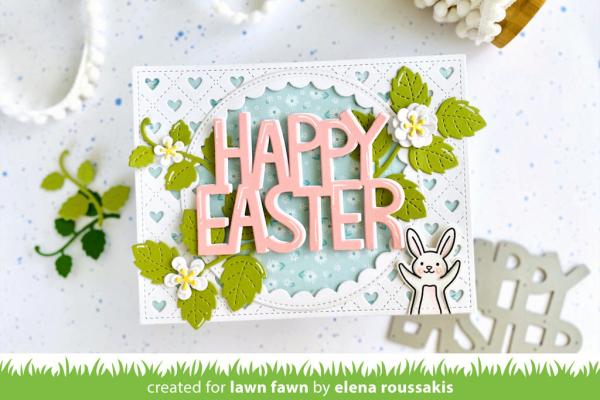 Lawn Fawn Craft Dies - Giant Happy Easter