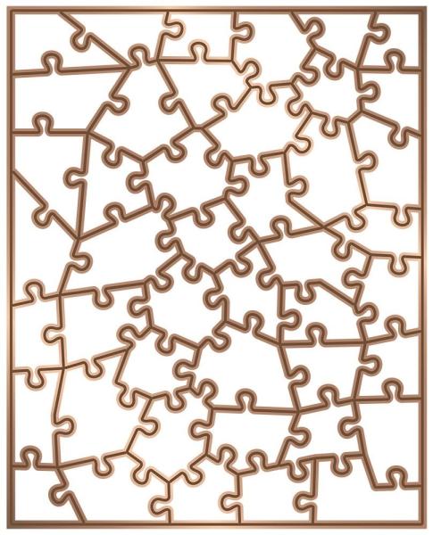 Gemini Abstract Jigsaw Multi Media Dies  - Stanze - Puzzel