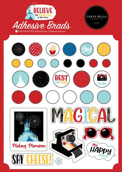 Carta Bella "Believe In Magic" Decorative Brads