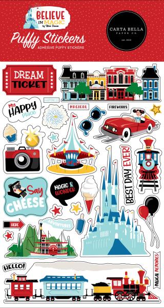 Carta Bella "Believe In Magic" Puffy Stickers