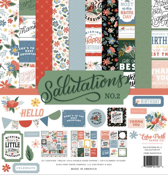 Echo Park "Salutations No.2" 12x12" Collection Kit