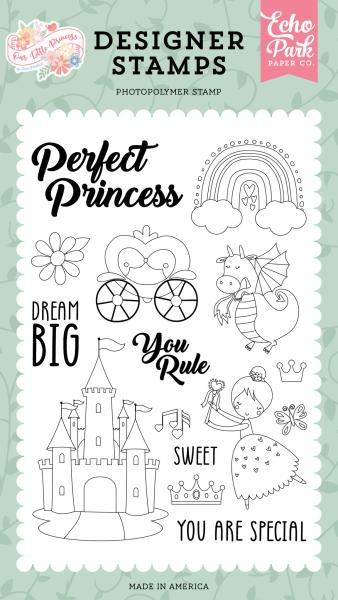 Echo Park Stempelset "Perfect Princess" Clear Stamp