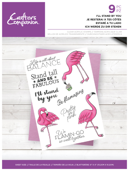 Crafters Companion - I'll Stand by You  - Clear Stamps