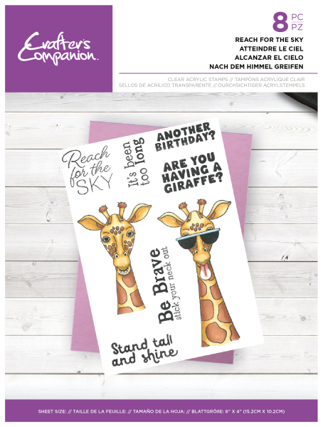 Crafters Companion - Reach for the Sky  - Clear Stamps