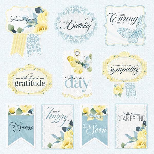 Crafters Companion -Kindly Thoughts - 12" Paper Pack