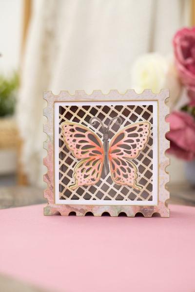 Crafters Companion -Vintage Butterflies Metal Die Marvellous Mariposa - Stanze