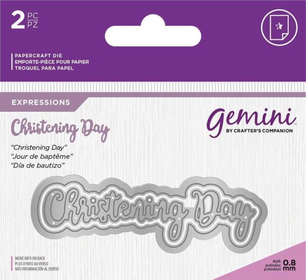 Gemini Christening Day Expressions Dies  - Stanze - 