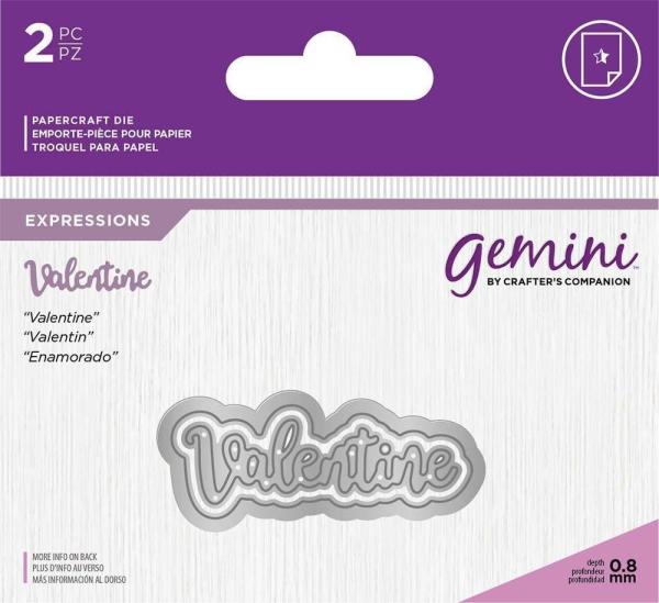 Gemini Valentine Expressions Dies  - Stanze - 