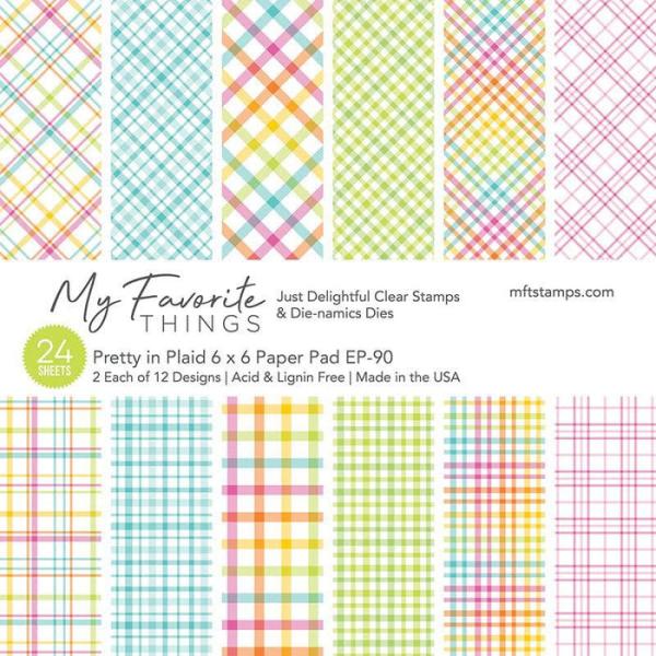 My Favorite Things Pretty in Plaid 6x6 Inch Paper Pad