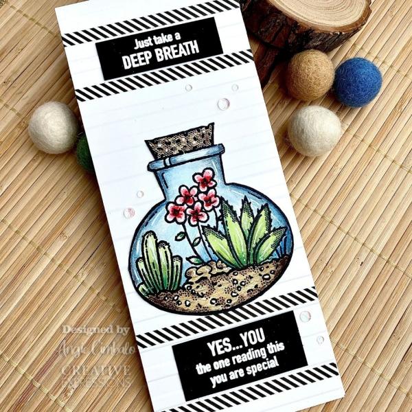 Woodware Happy Motivation  Clear Stamps - Stempel 