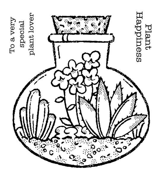 Woodware Terrarium  Clear Stamps - Stempel 