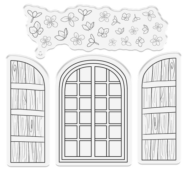 Crafters Companion - Country Lane Cottage Window  - Stanze & Stempel