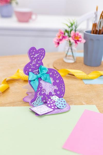 Gemini Botanical Bunny Create-a-Card Dies  - Stanze - 