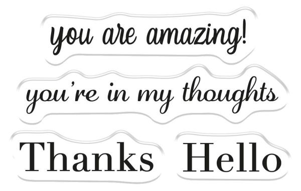 Gemini JUST TO SAY You Are Amazing Stamp & Die  - Stempel & Stanze 