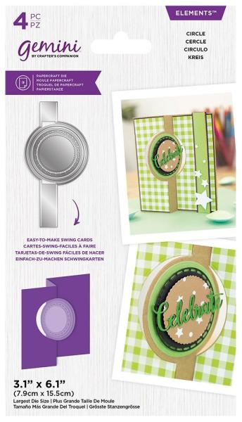 Gemini Swing Card Circle Elements Dies  - Stanze - 