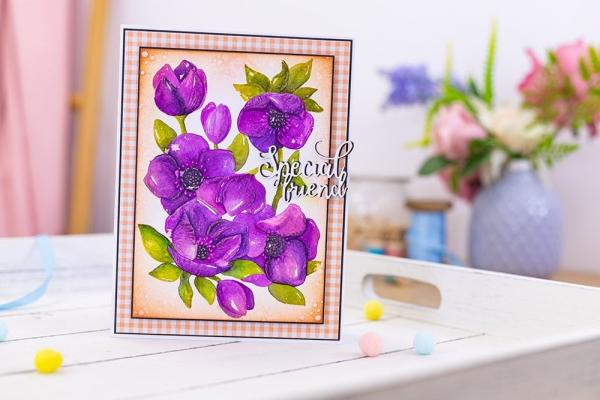 Gemini Hellebores 3D Embossing Folder - Prägeschablone 3D - 