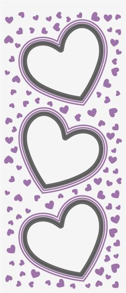 Gemini Happy Hearts Cut and Emboss Folder - Schneide- und Prägeschablone - 