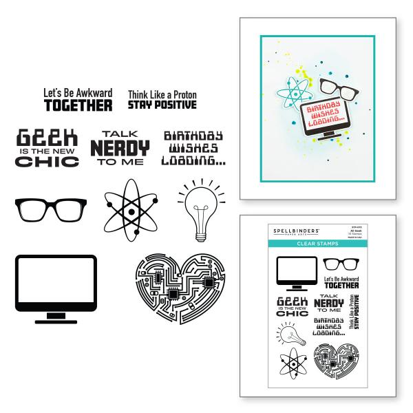 Spellbinders Stempelset "All Geek"