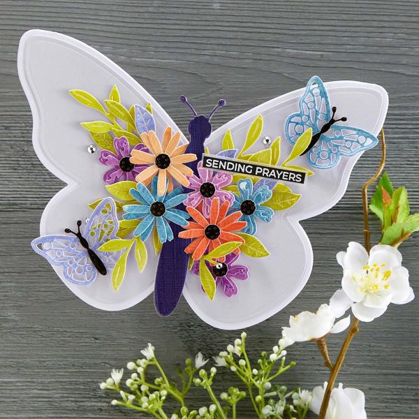 Spellbinders Stempelset "Butterfly Sentiments"