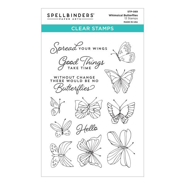 Spellbinders Stempelset "Whimsical Butterfly"