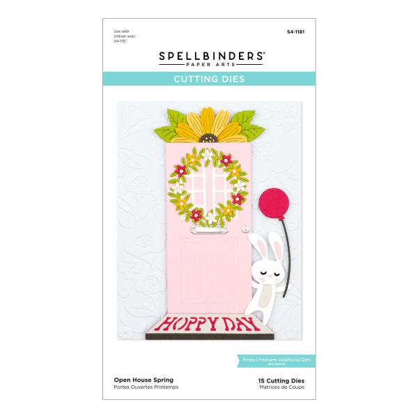 Spellbinders Die "Open House Spring " Stanzschablone