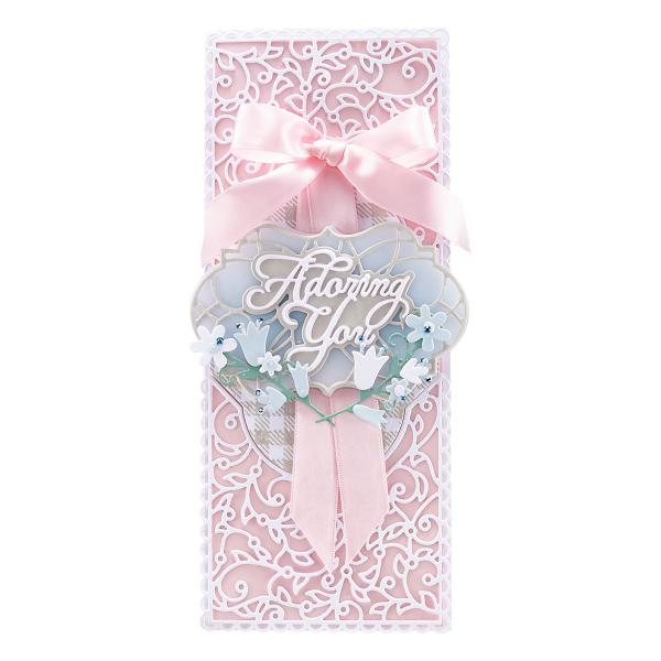 Spellbinders Die "Adoring Fleurette Card Builder Etched" Stanzschablone