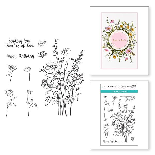 Spellbinders Stempelset "Birthday Bouquet"