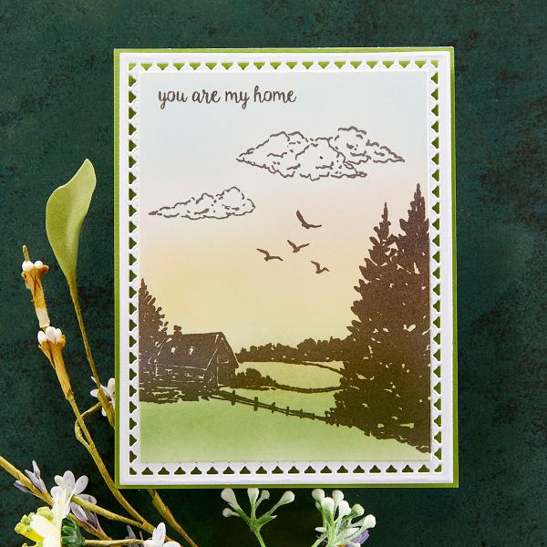 Spellbinders Stempelset "Create a Scene Silhouette"