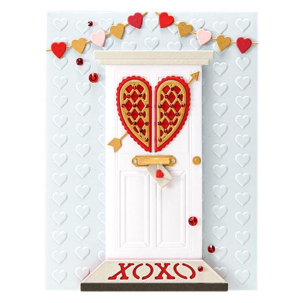 Spellbinders Die " Open House Valentines " Stanzschablone