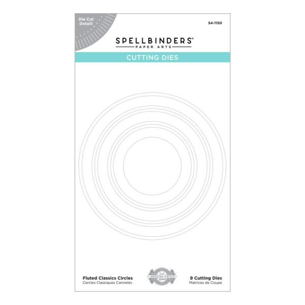 Spellbinders Die "Fluted Classics Circles " Stanzschablone