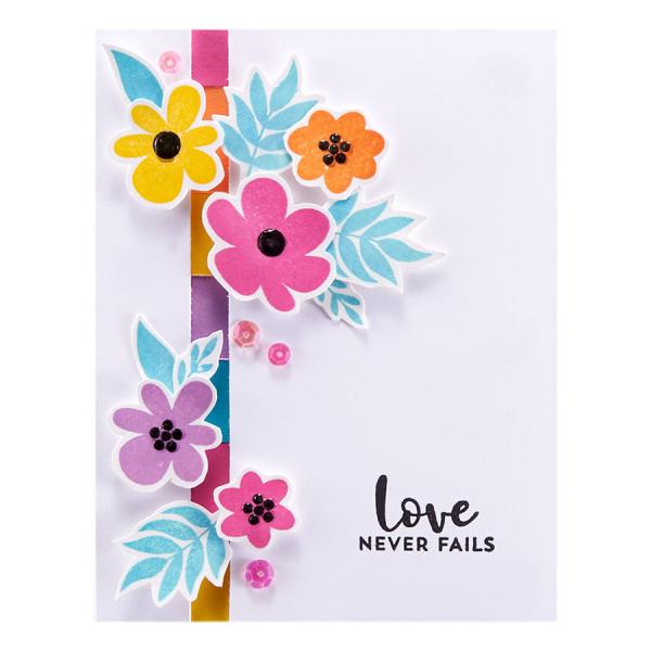 Spellbinders Stempelset "Love Never Fails"