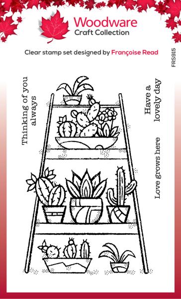 Woodware Indoor Garden Clear Stamps - Stempel 