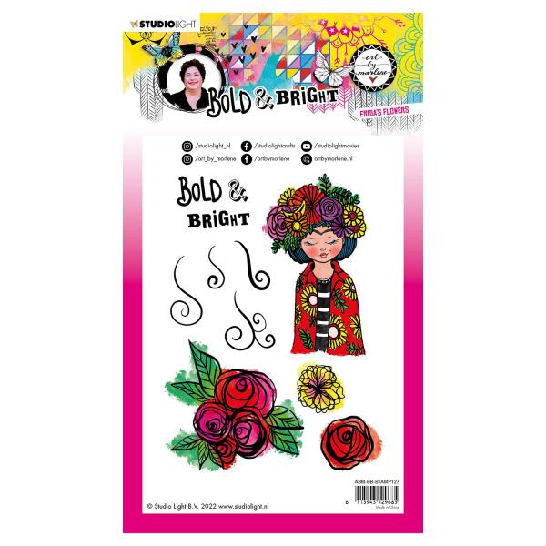 Studio Light - Clear Stamp Frida's flowers