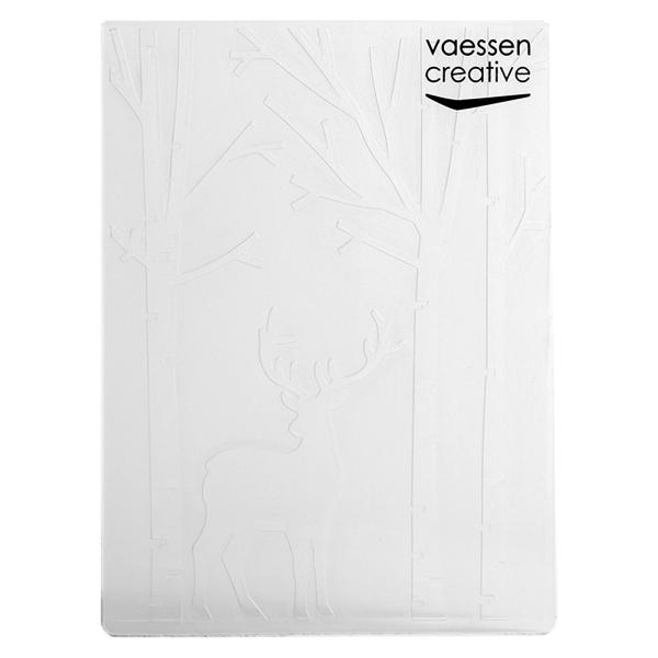 Vaessen Creative - Embossingfolder "Reh im Wald" - Prägefolder