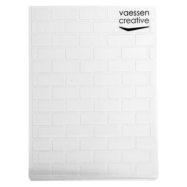 Vaessen Creative - Embossingfolder "Ziegel" - Prägefolder