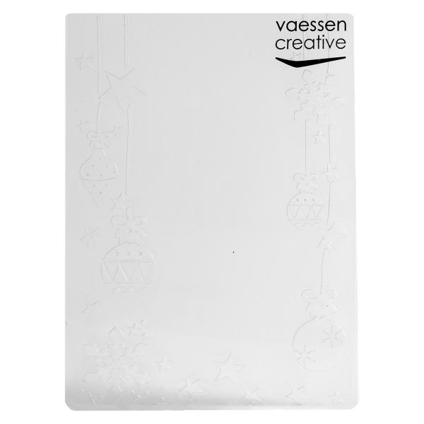 Vaessen Creative - Embossingfolder "Stern Flocke" - Prägefolder