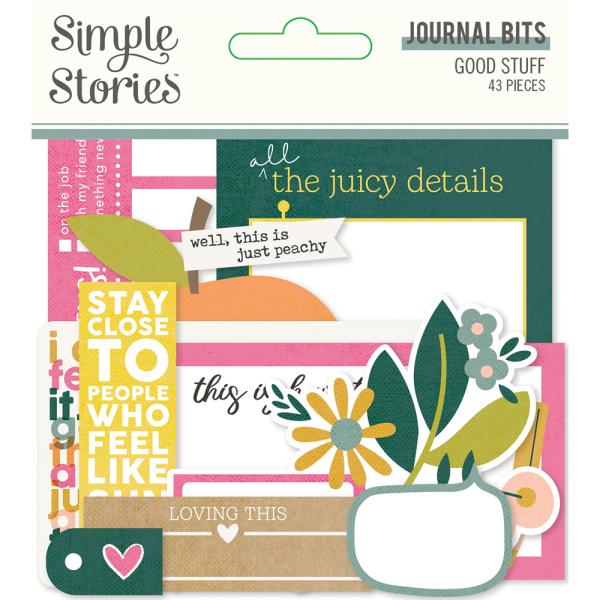 Simple Stories Die Cuts Cardstock Good Stuff Journal Bits