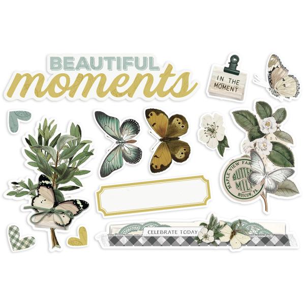 Simple Stories Die Cuts Cardstock  Simple Pages Pieces Beautiful Moments