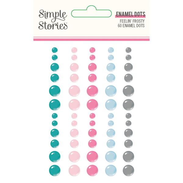 Simple Stories   Feelin' Frosty  Enamel Dots