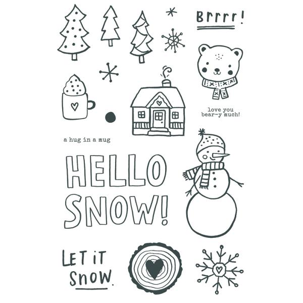 Simple Stories -  Feelin' Frosty - Clearstamp - Stempel