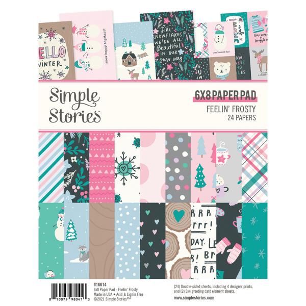 Simple Stories Simple Paper Pad  Paper Pad - Designpapier 6x8 Inch