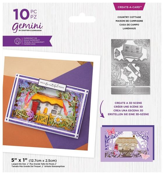 Gemini Country Cottage Create-a-Card Dies  - Stanze - Landhaus