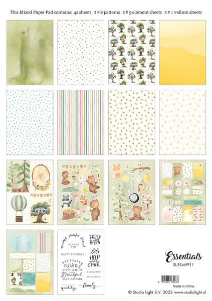 Studio Light - Designpapier  - Patterns Mixed Paper Pad (SL-ES-MPP11)