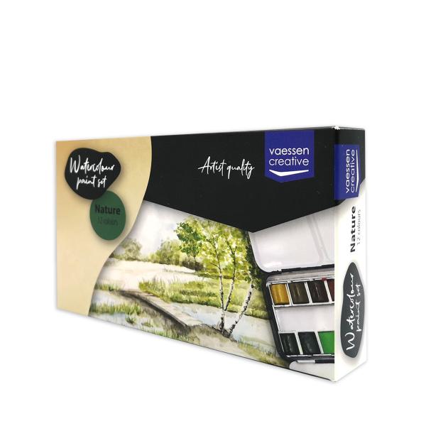 Vaessen Creative - Aquarellfarbe Natur 12 Farben