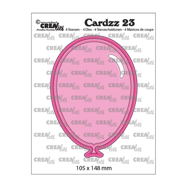 Crealies - Cardzz Stanzschablonen no.23 Balloon 