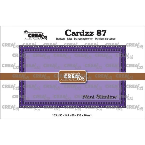 Crealies - Cardzz Mini Slimline G mit kleinen Kreisen 