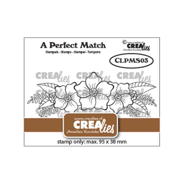 Crealies - A perfect match Stempel Flower bouquet B 